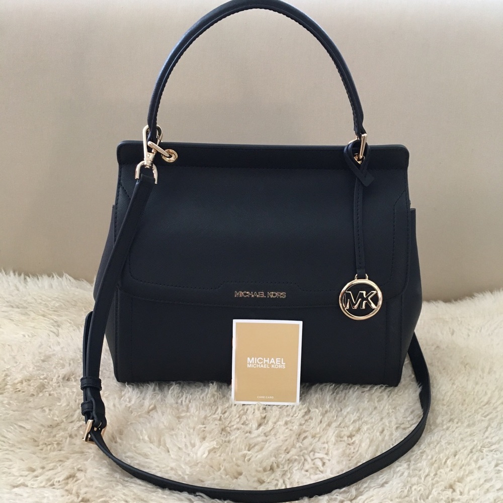 NWT Michael KORS Talia Large Leather Satchel Purse